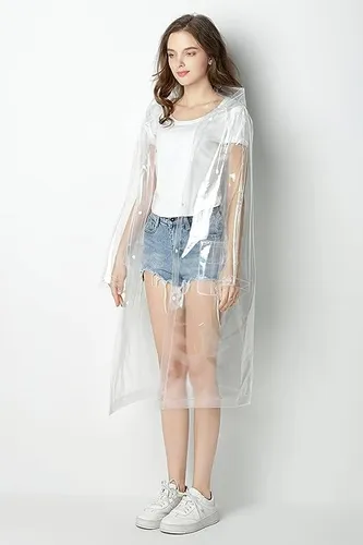 Impermeable transparente cheap mujer