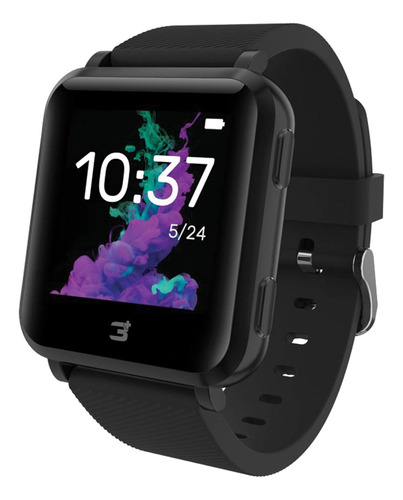 3plus 3pl-vibeplus-bk Vibe+ Smartwatch, Vs9lx