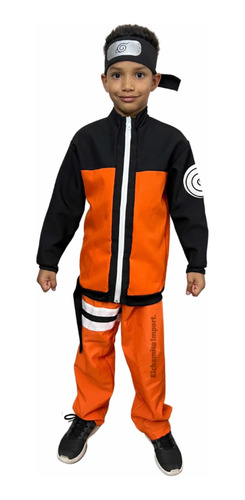 Imagen 9 de 9 de Disfraz Traje Naranjo Naruto