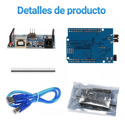 Uno R3 Smd Con Cable Usb Compatible Con Ide Arduino