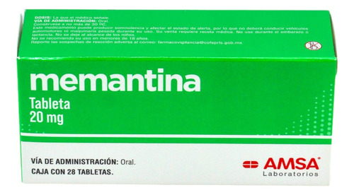 Memnatina 20mg , 28 Tabletas Amsa Laboratorios- 2 Pack
