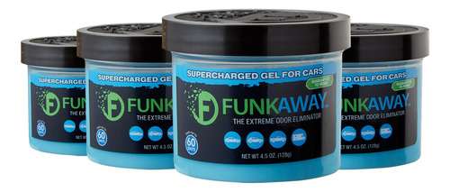 Funkaway Gel Supercargado Para Coche 4.5 Onza 4 Eliminador