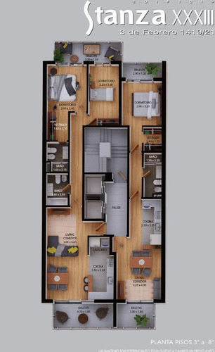 Imagen 10 de 11 de Venta Departamento Piso Exclusivo 3 Dormitorios Parrillero Escritorio - Moderno