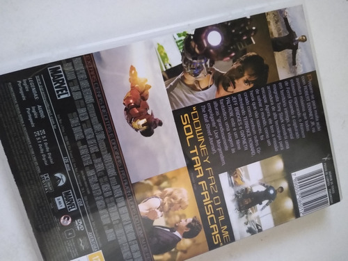 Dvd Homem De Ferro 1 E 2 - Marvel (Usado)