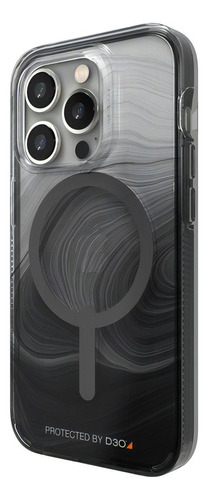 Funda Gear4 Milan Snap Para iPhone 14 Pro - Remolino Negro Liso