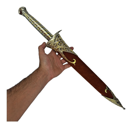 Espada Decorativa Ferroada Senhor Dos Anéis Hobbit Frodo