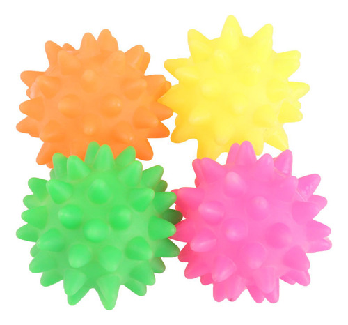 Juguete Masticable Para Perros Y Gatos, Bola De Goma Chirria