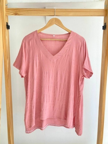 Imagen 5 de 6 de Blusa Liso Escote V - Talle Grande