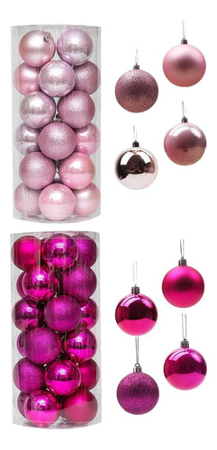 Paquete De 48 Bolas De Navidad Irrompibles Para Bodas, Casas