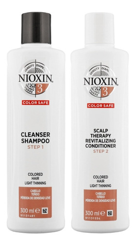 Nioxin-3 Shampoo 300ml + Acondicionador Cabello Teñido