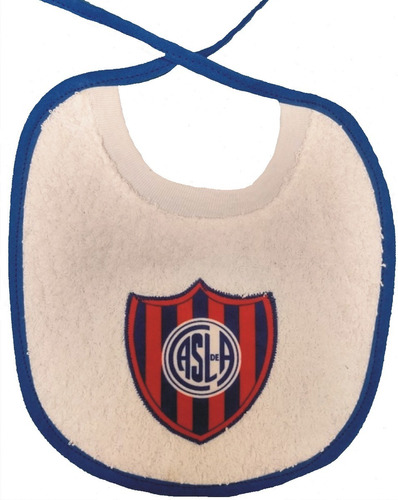 Baberos Para Bebes San Lorenzo Escudo Bordado