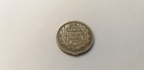 5 Centavos Chile 1901