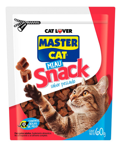 Master Cat Alimento Gato Snacks 60 Grs