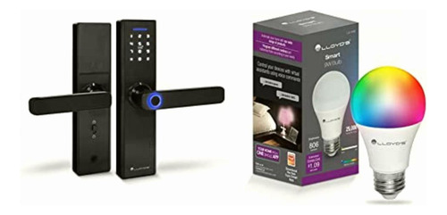 Lloyd's Cerradura Inteligente Para Puertas Con Grosor De 3.8