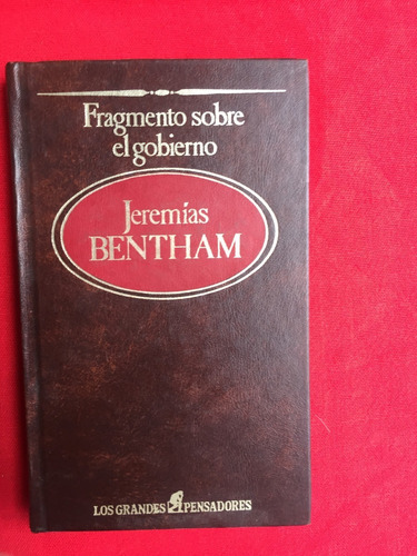 Fragmento Sobre El Gobierno - Jeremy Bentham