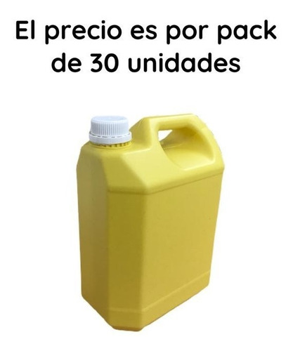 Imagen 7 de 10 de Bidones Plasticos 5 Litros Nuevo Color Rec X 30 Un