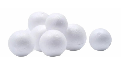 100 Bolas O Esferas De Unicel 9 Cm #8 Para Manualidades