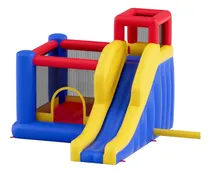 Comprar  Trampolín Brincolín Inflable Con Resbaladilla 3.4 X 2.5 Mts