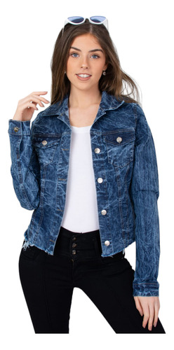 Campera De Jean Elastizada Dama Fiama 