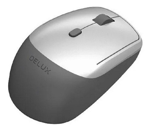 Mouse  Usb M330gx Negro Y Gris  Delux