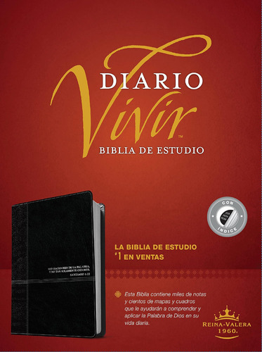 Libro: Biblia De Estudio Del Diario Vivir Rvr60 (sentipiel,