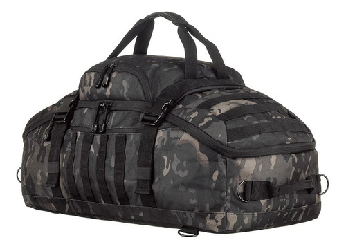 Mochila Mala Tática Expedition Invictus Multicam Black 70 L