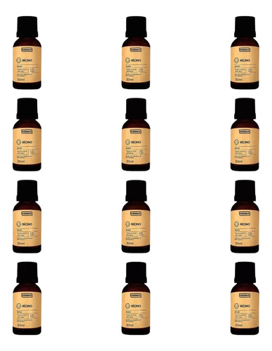 Óleo De Rícino Farmax 30ml 100% Puro Kit C/12 Un
