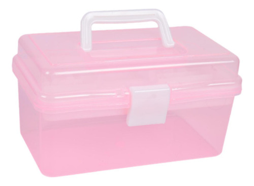 Caja De Almacenamiento De Herramientas Para Uñas, Con Asa,