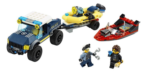 Lego City Policía De Élite: Transporte De La Lancha 60272