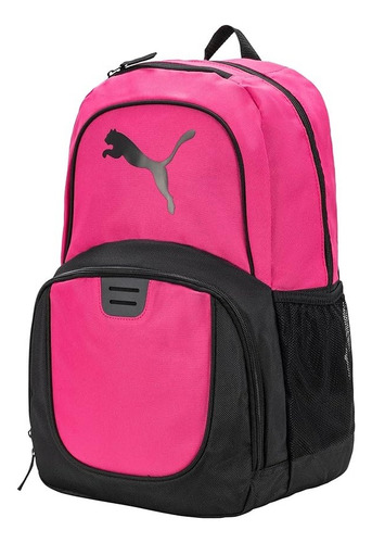 Mochila Urbana Puma Contender Backpack Color Rosa Chicle Diseño Lisa