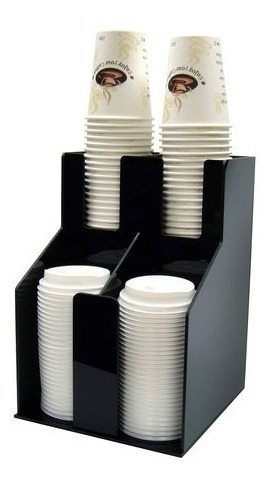 Dispensador Organizador Vasos Tapas 