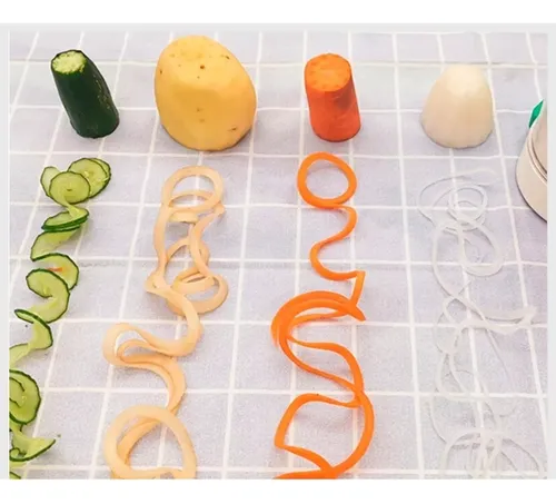 Cortador Vegetales Espiral Rallador Verdura Spaguetti Manual