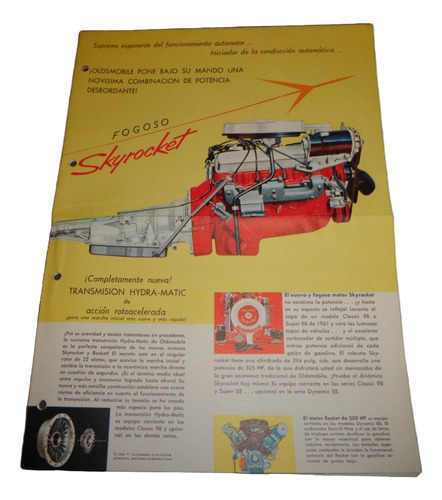 Oldsmobile Linea 1961 Catalogo De Venta Original (Usado)