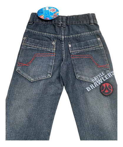 Jeans Niño Bakugan / Estampado / Bordado