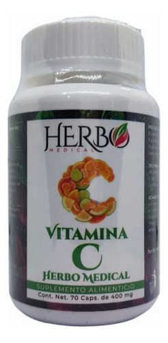 Vitamina C Cáps Huesos Resfriados Nutrientes S. Inmune Cáps. Sabor Sin Sabor