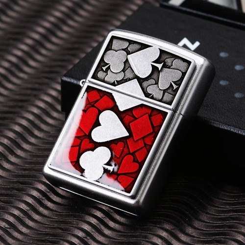 Encendedor Zippo Card Suits Poker - 24850