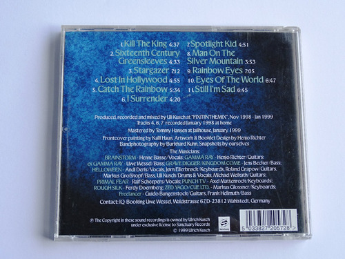 Cd Catch The Rainbow A Tribute To Rainbow Raro Helloween (Usado)
