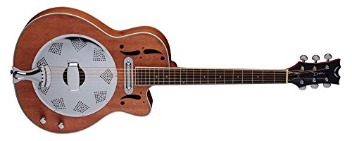 Guitarra Dean Resonator Eléctrica/cortada, Caoba Natural