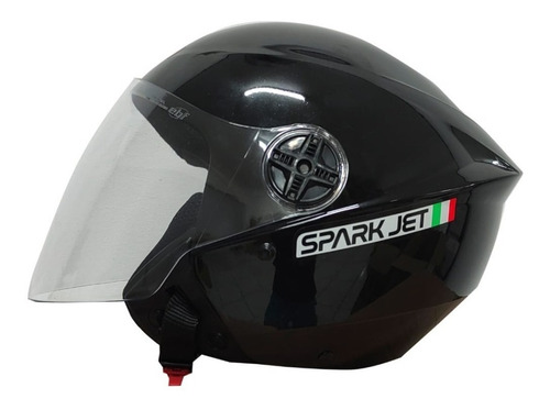 Capacete Moto Ebf Spark Jet Aberto Lançamento + Nfe