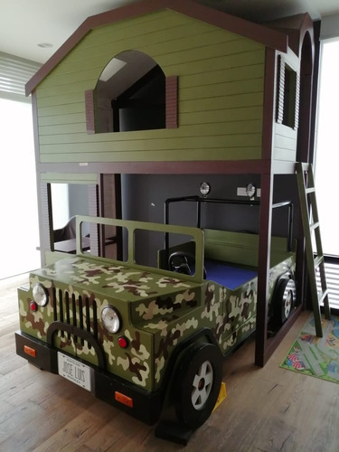 Casa - Cama De Madera Para Niños