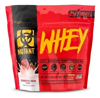 Suplemento En Polvo Mutant Whey Whey Proteína Sabor Vanilla Sabor Fresa