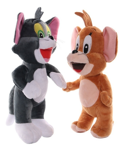 Muñeco De Gato Y Ratón De 2 Piezas De Peluche Tom Cat Jerry