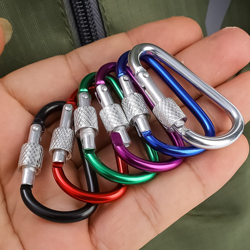 Ganchos De Aleación De Aluminio Con Clip De Mosquetón Y Hebi