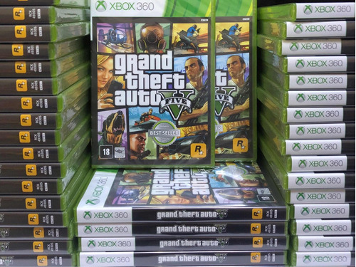 Gta 5 Gta V Xbox 360 Midia Fisica Original Lacrado Mercado Livre