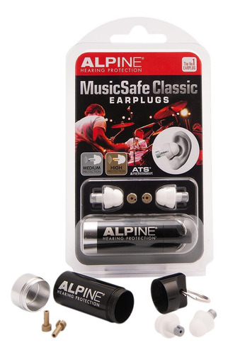 Protetor Auricular Músicos - Alpine Musicsafe Classic