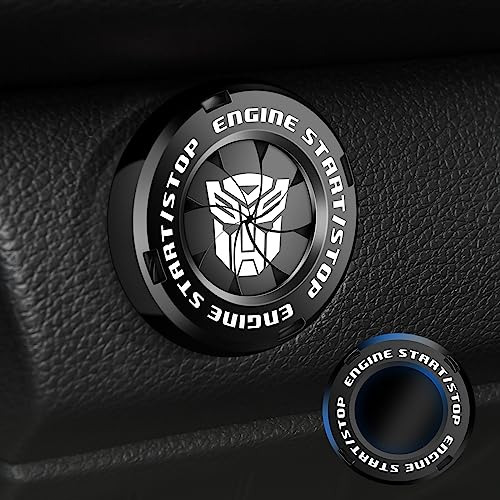 Transformers Rotary Push To Start Button Cover, Car Acc...