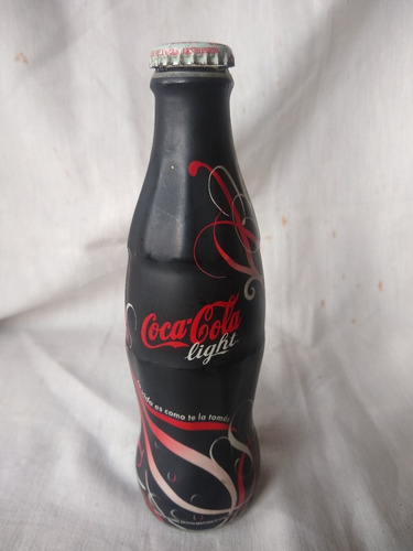 Botella De Coca Cola Light Negro, Excelente Estado