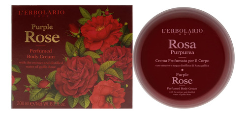 Lerbolario Purple Rose Perfume Crema Corporal Para Mujeres 6
