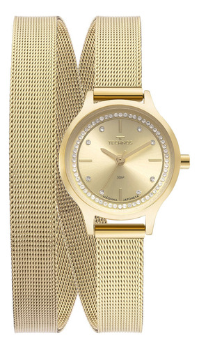 Relógio Technos Feminino Mini Dourado