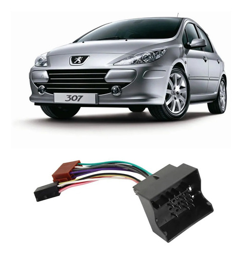 Plug Adaptador De Rádio/cd Com Chicote Peugeot Citroen